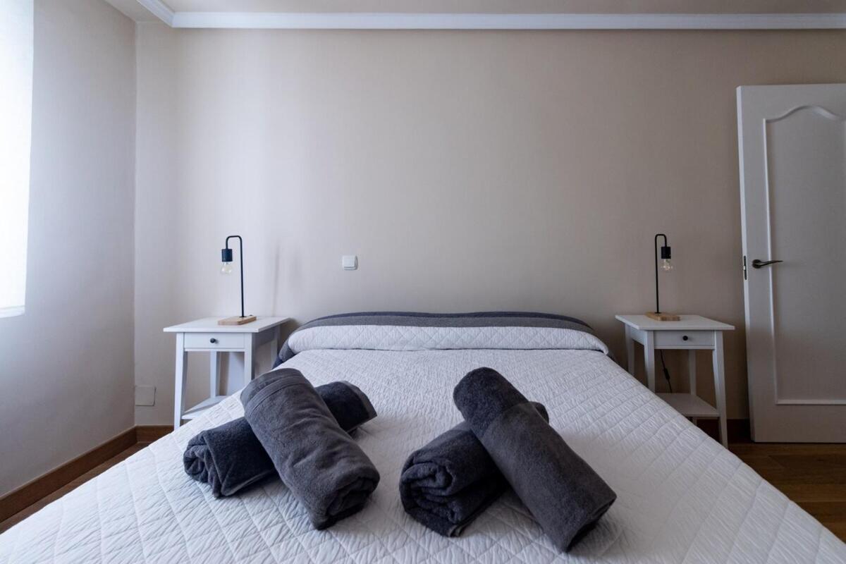 Apartamento Centro Gijon Con Parking Appartamento Esterno foto